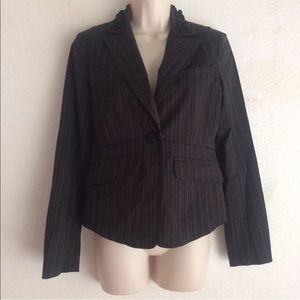 City DKNY Striped Blazer Jacket
